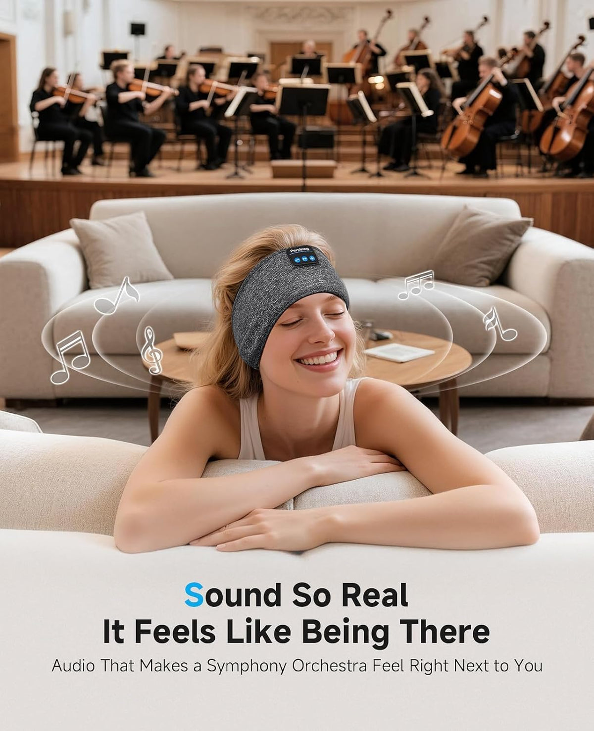 2 Pack Bluetooth Sleep Mask and Headband Headphones Set A864