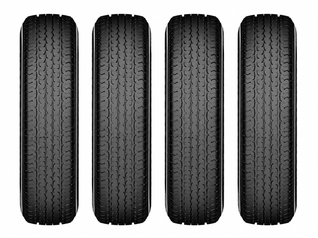 4 ST205/75R15 10PR Steel Belted Radial Trailer Tire J704