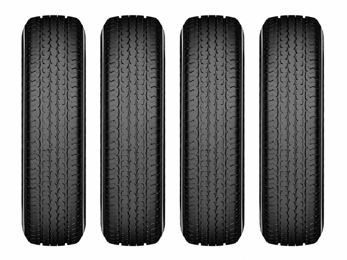 4 ST205/75R15 10PR Steel Belted Radial Trailer Tire J704