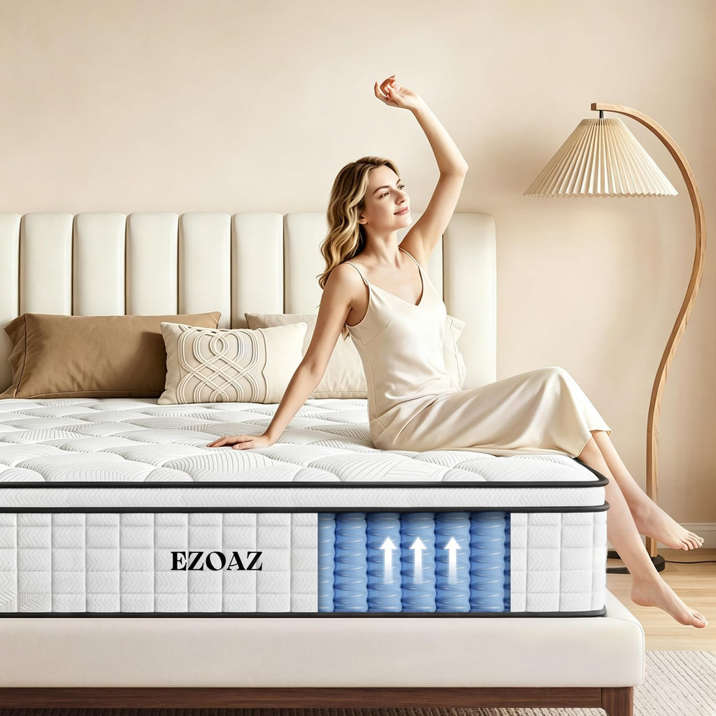 12 Inch Medium Firm Hybrid Full Mattress L612