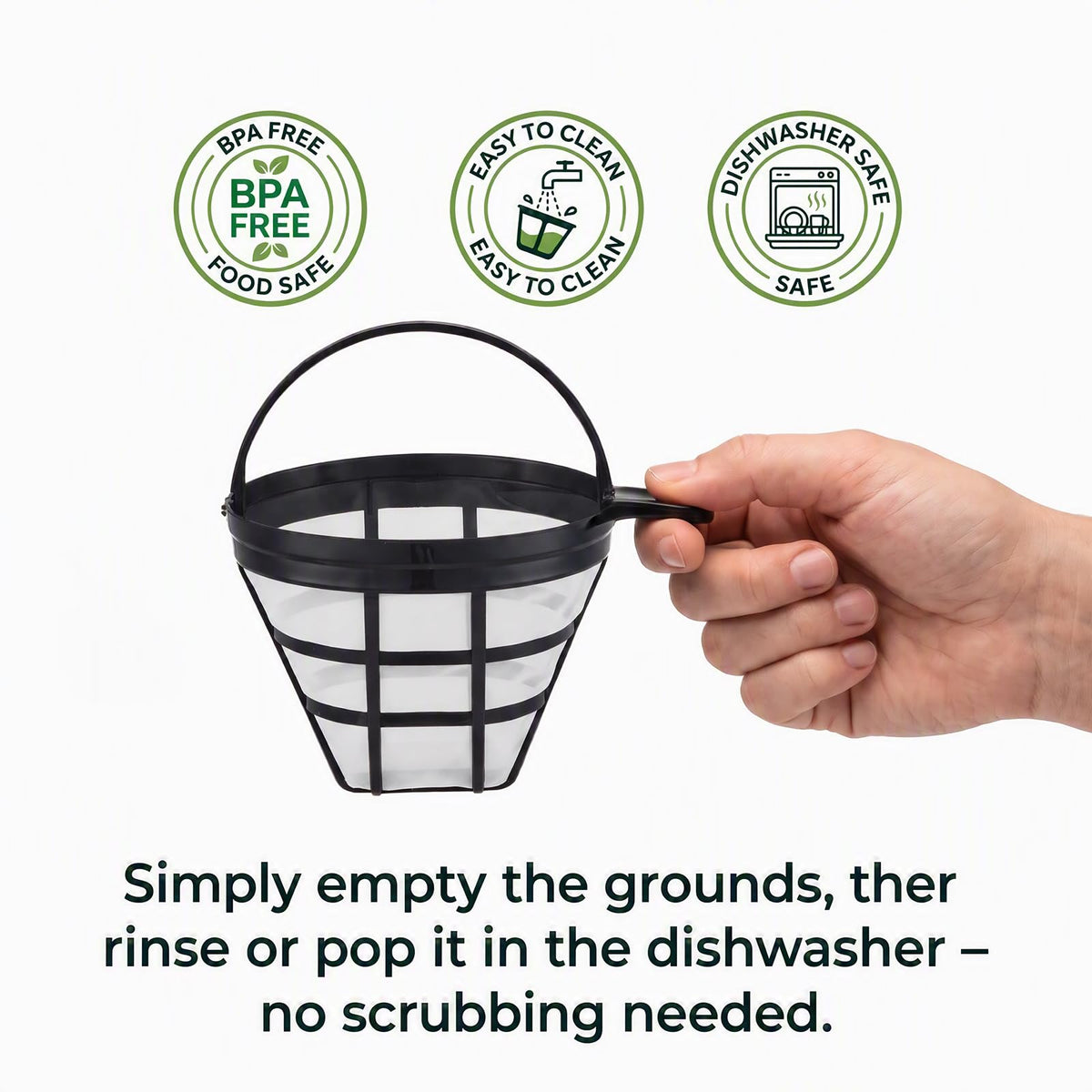 #4 Cone Reusable Coffee Filter 2-Pack G8003