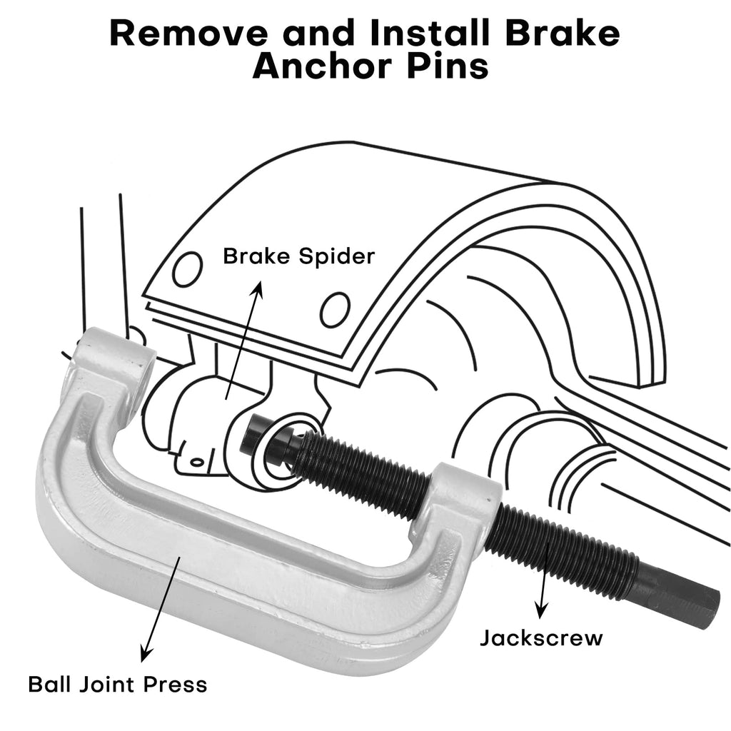 Heavy Duty Ball Joint Press & U Joint Removal Tools with 4-Wheel Drive Adapters C501