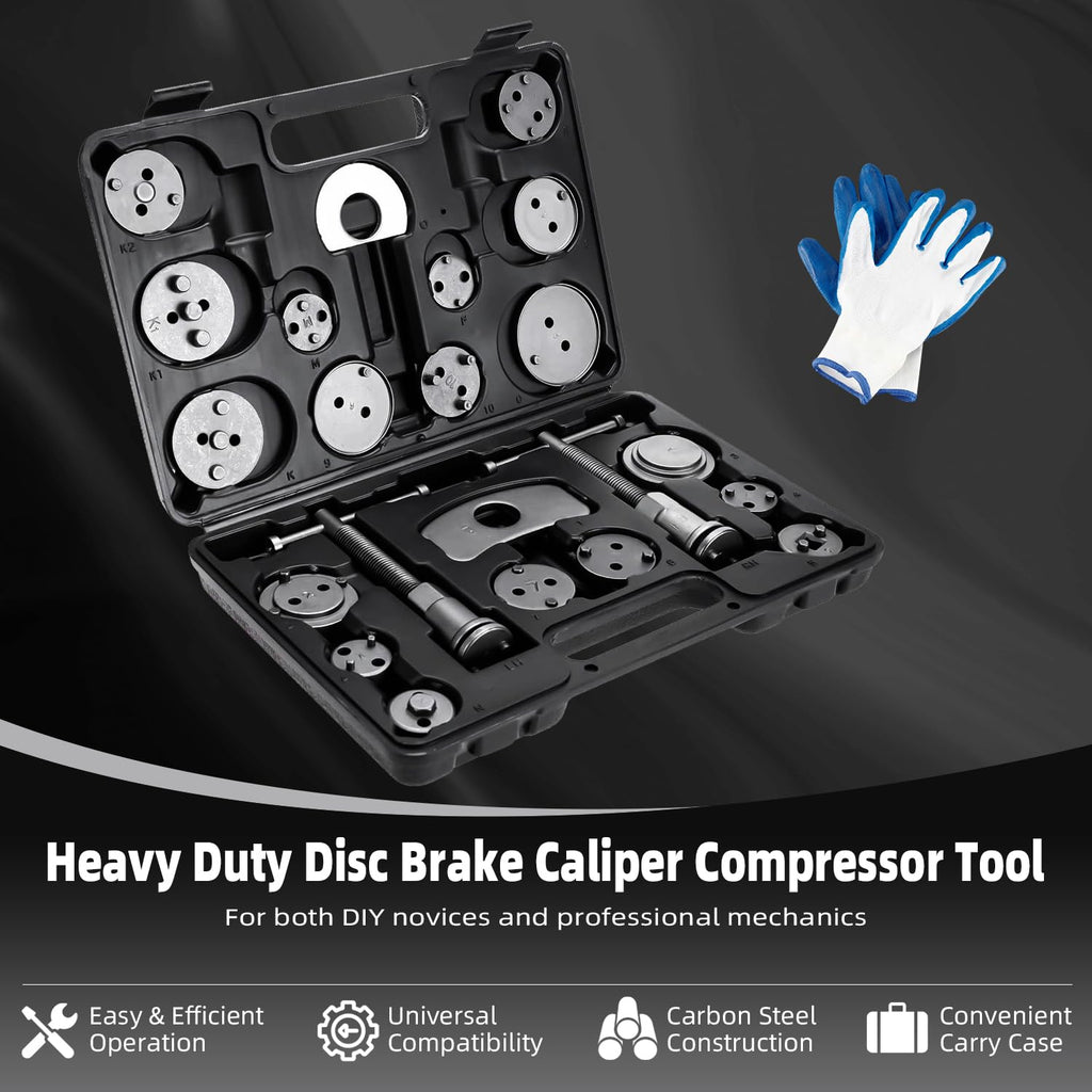 24pcs Disc Brake Caliper Compression Tool Kit L460