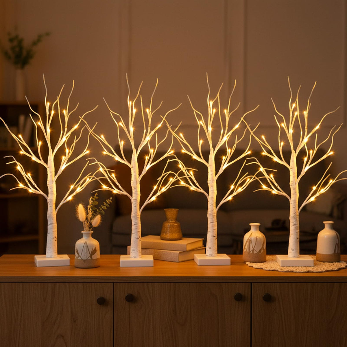 Lighted Birch Tree with LED Lights and Timer X10702