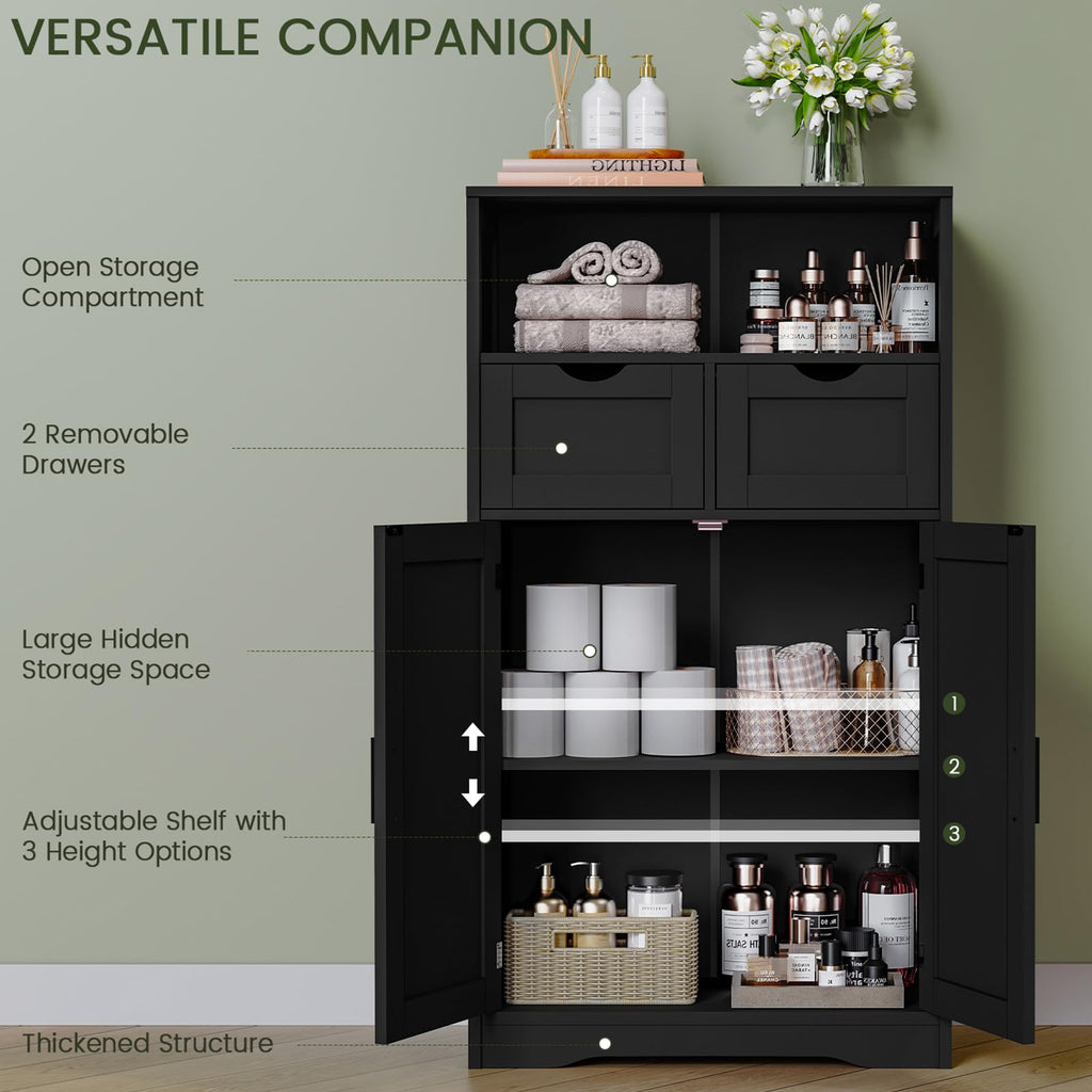 Bathroom Storage Cabinet with 2 Drawers N693