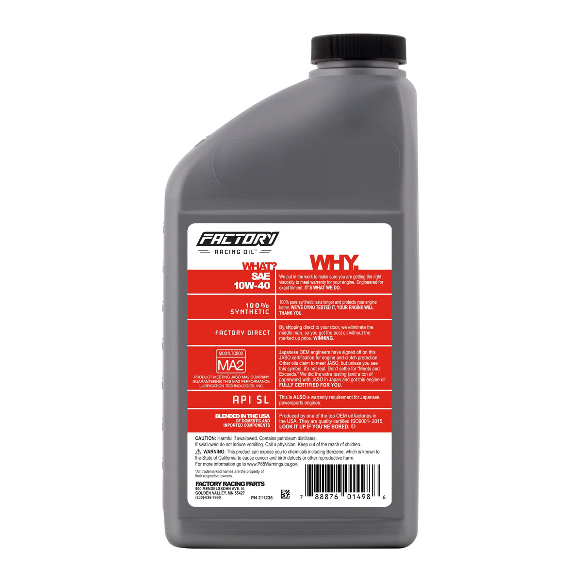 Oil Change Kit compatible with Kawasaki KX450F/SR/X V174726