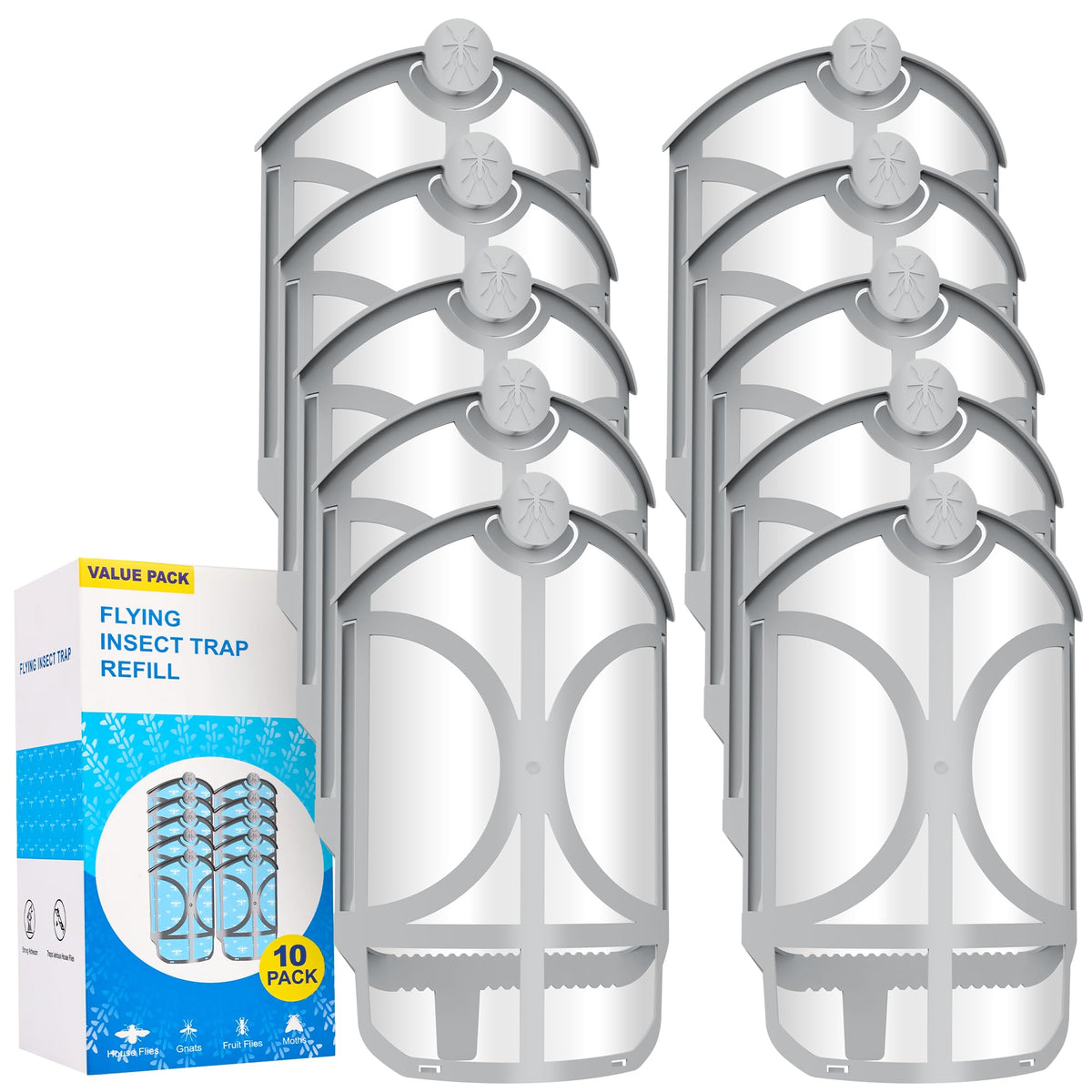 10 Pack Flying Insect Trap Refills F291