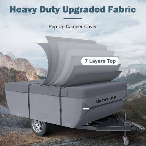 16'-18' 7 Layers Waterproof Polypropylene Pop Up Folding Camper Cover F271