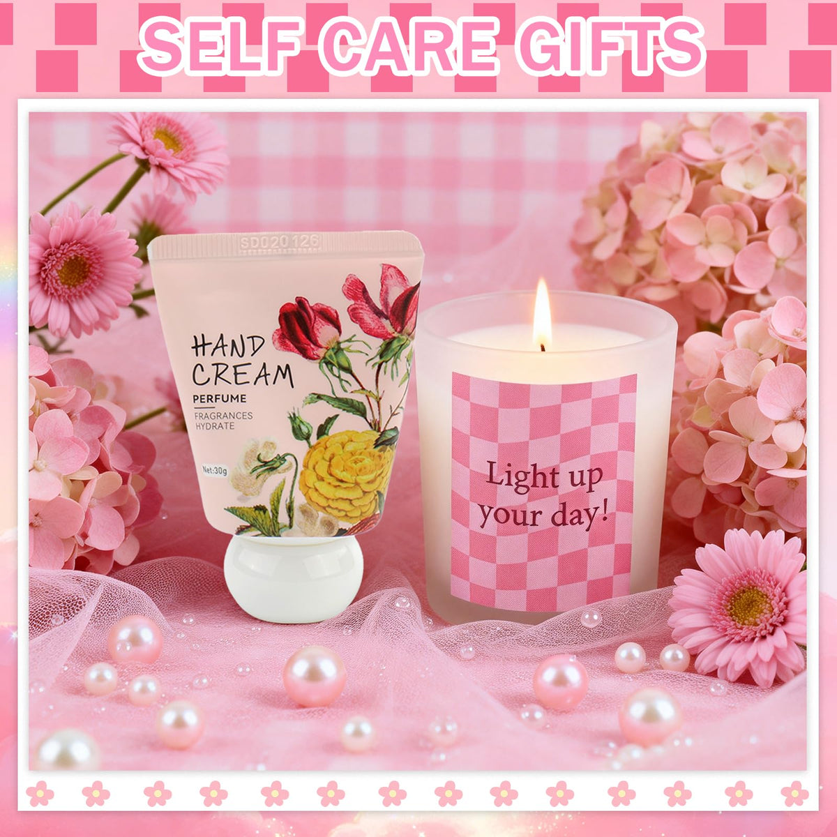 Pink Gift Basket A422489
