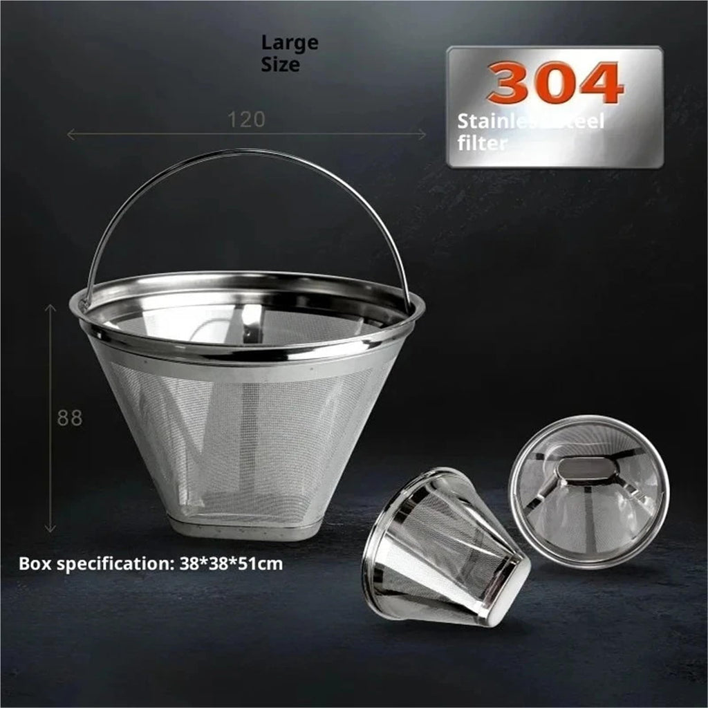 Steel Reusable Coffee Filter 8-12 Cups K334803