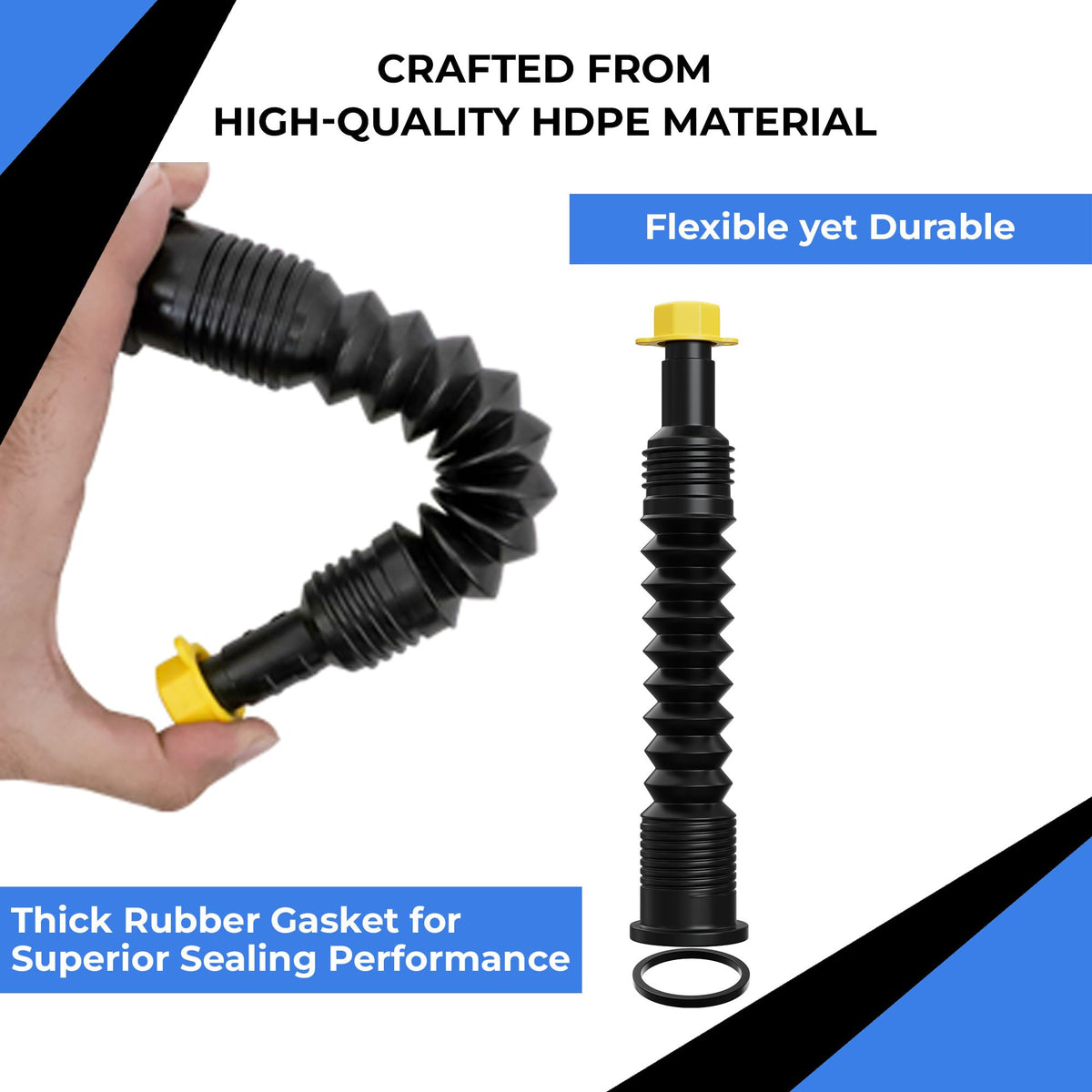 Gas Can Spout Replacement with Flexible Nozzle I837