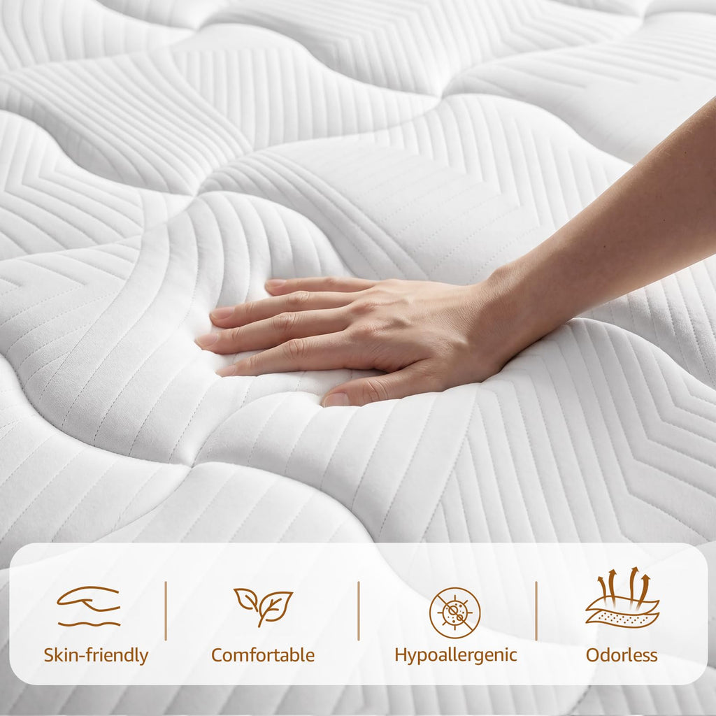 12 Inch Medium Firm Hybrid Full Mattress L612