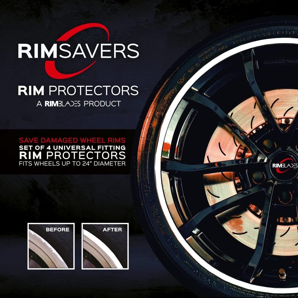 Yellow Set of 4 Wheel Rim Protectors Z54748