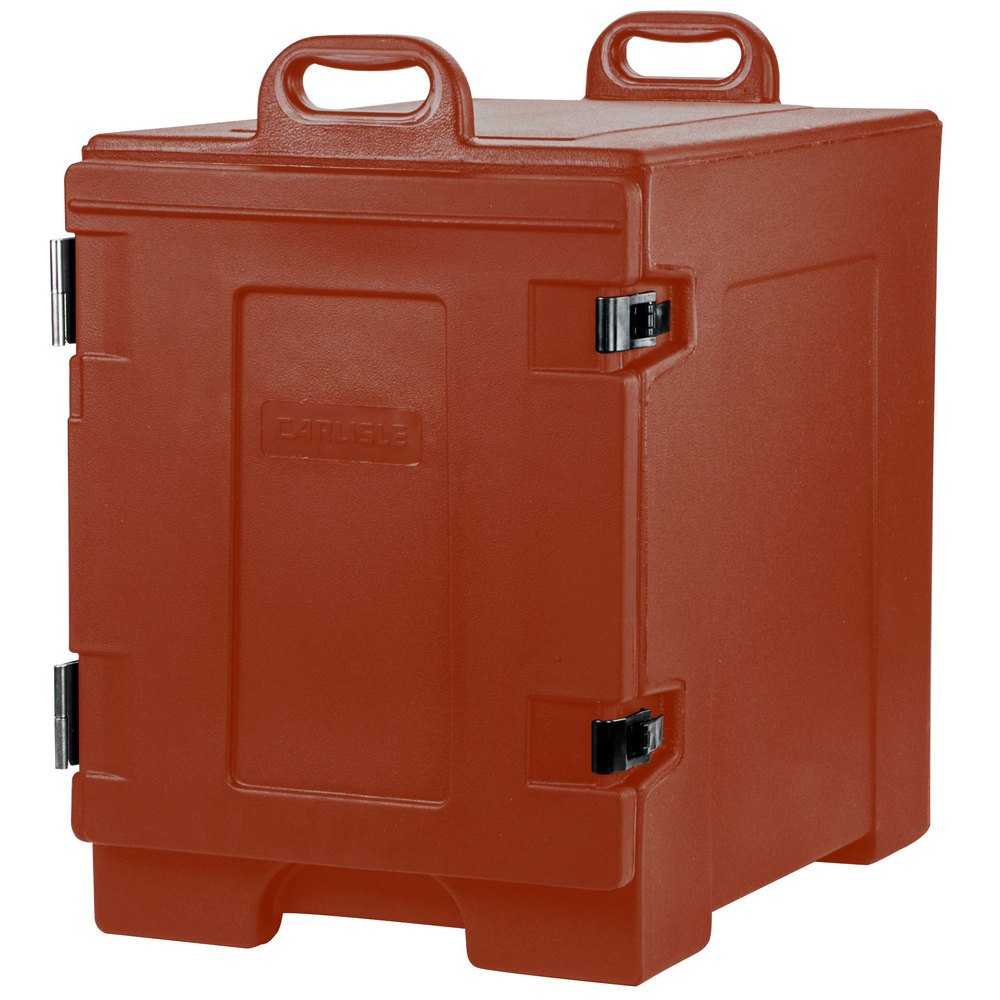 Insulated Food Pan Carrier, End Loader, Brick Red U63628