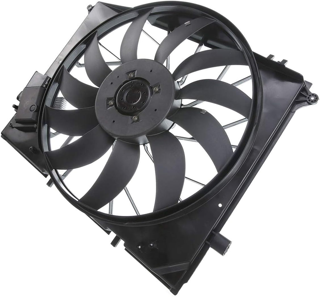 Cooling Fan Assembly for Mercedes-Benz C215 W220 R230 CL600 S55 AMG SL600 SL63 65 AMG Q3323