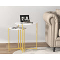 Round Nesting Coffee Table, 2 Piece X741