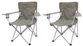 Quad Folding Camp Chair 2 Pack with Mesh Cup Holder B8901