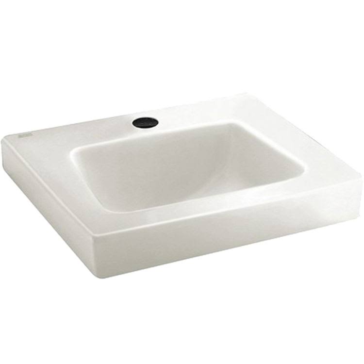 White Wall-Mount Sink H2191