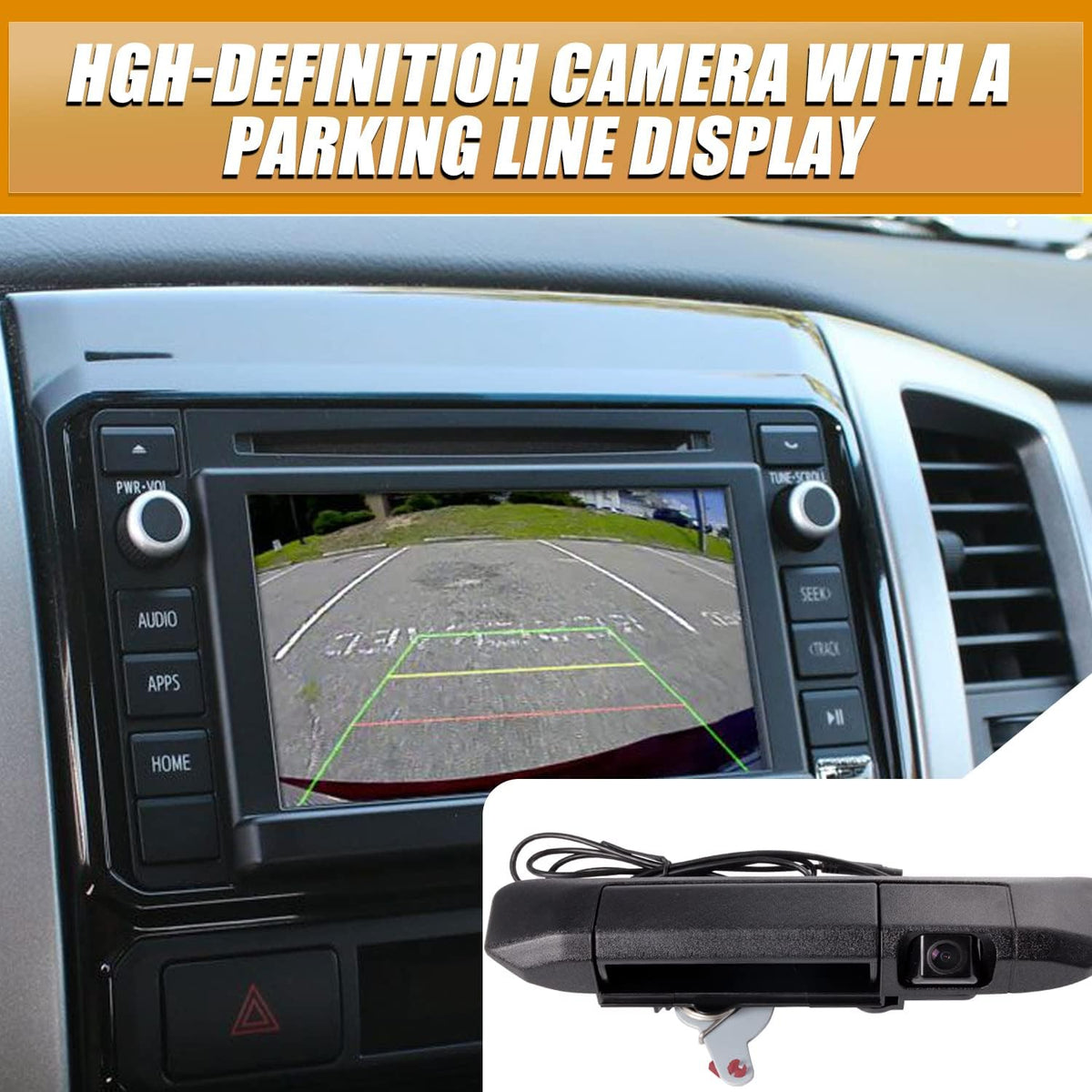 Tailgate Handle Backup Camera for Toyota Tacoma Pack of 2 L582741