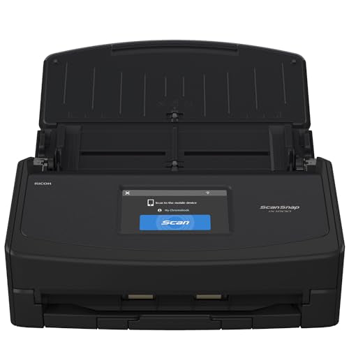 Black Wireless Document Scanner with Auto Document Feeder Q39432