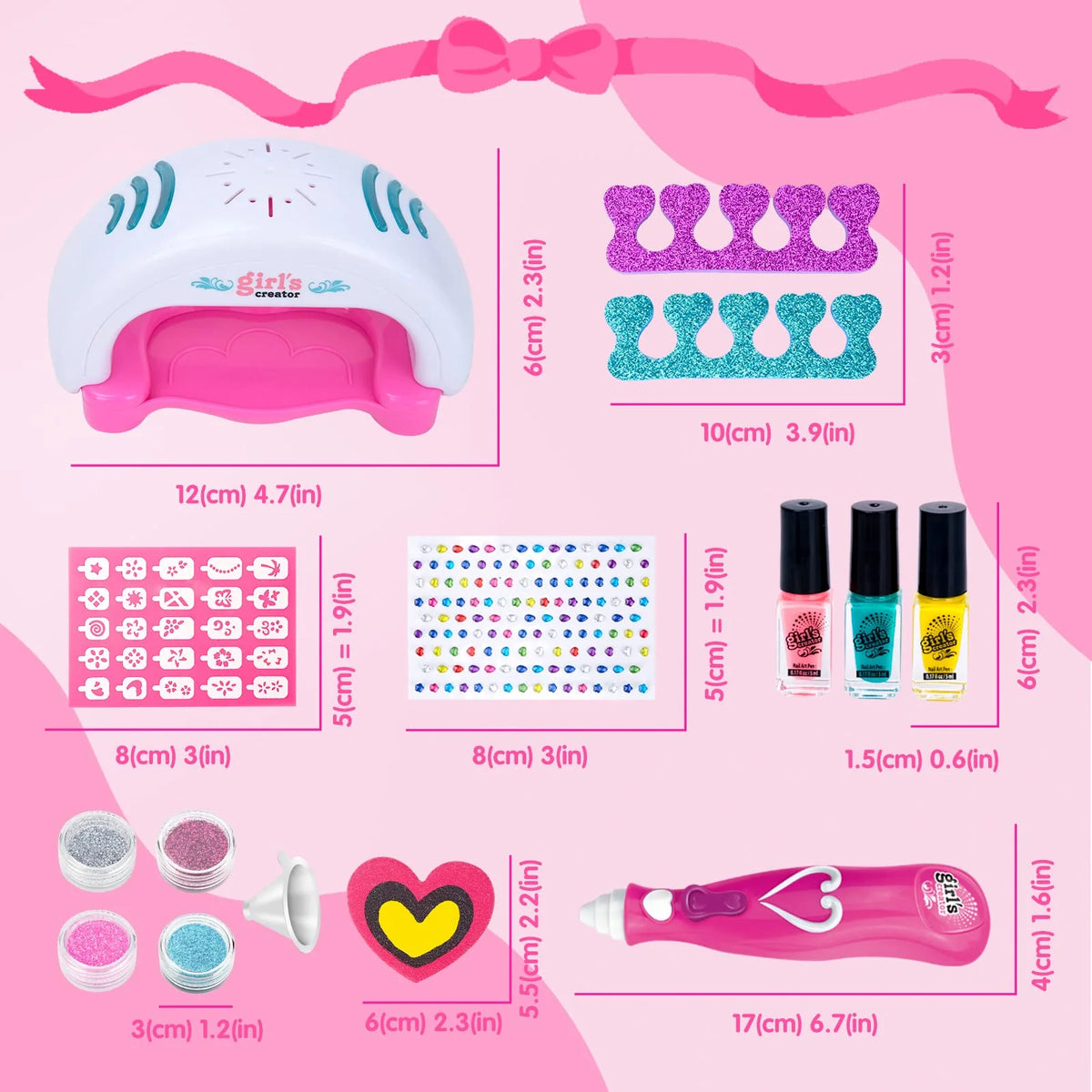 Kids Nail Polish Kit for Girls D49362