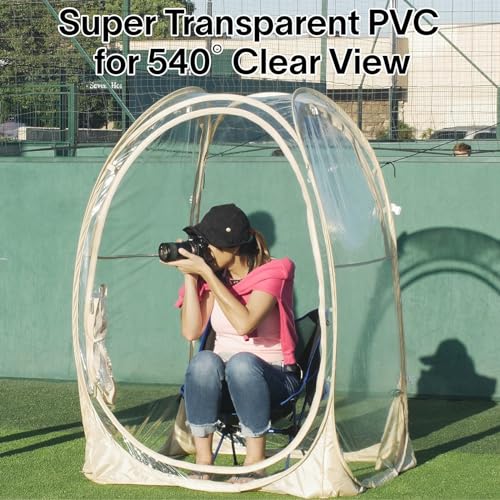 Clear Outdoor Bubble Tent 1-6 Person Pop Up Shelter W138