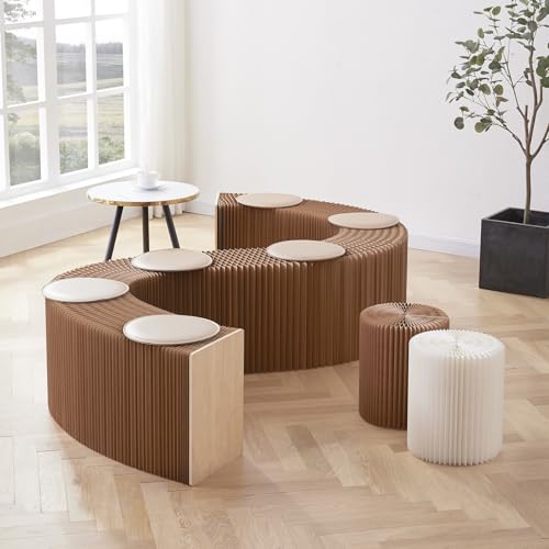 Brown Telescopic Sofa U77123