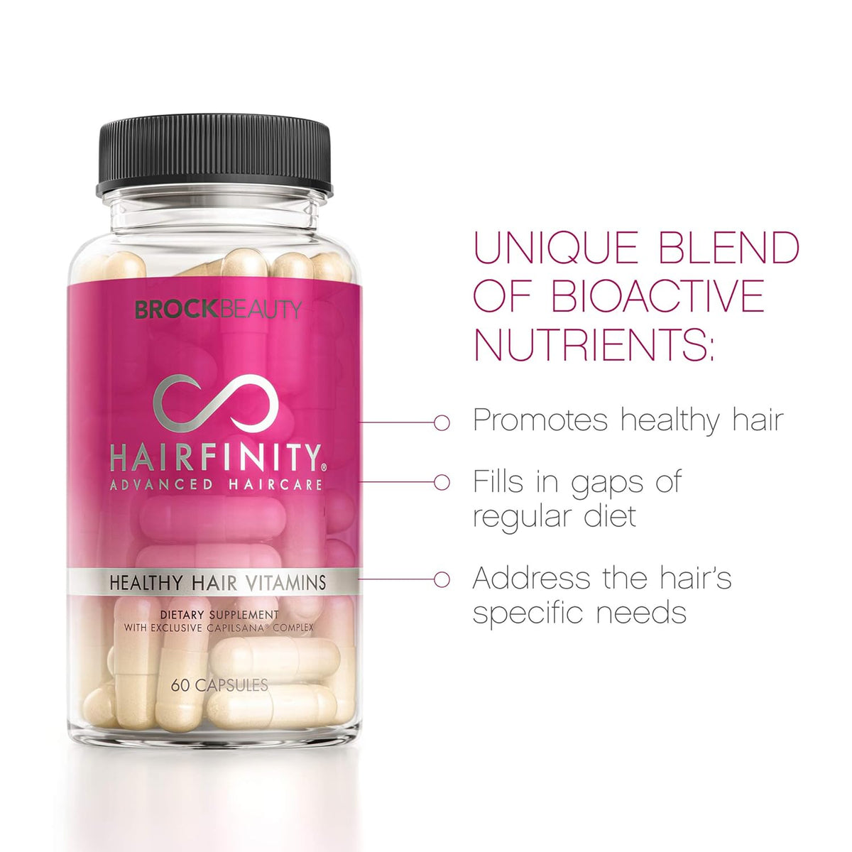60 Veggie Capsules Hair Supplement K658