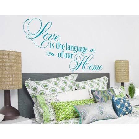 Wall Decal Quotes and Sayings Turquoise P19092