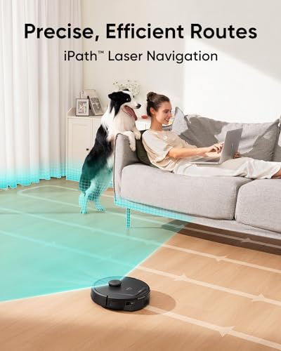 Robot Vacuum with Self Empty Station, 5,000 Pa Suction O702
