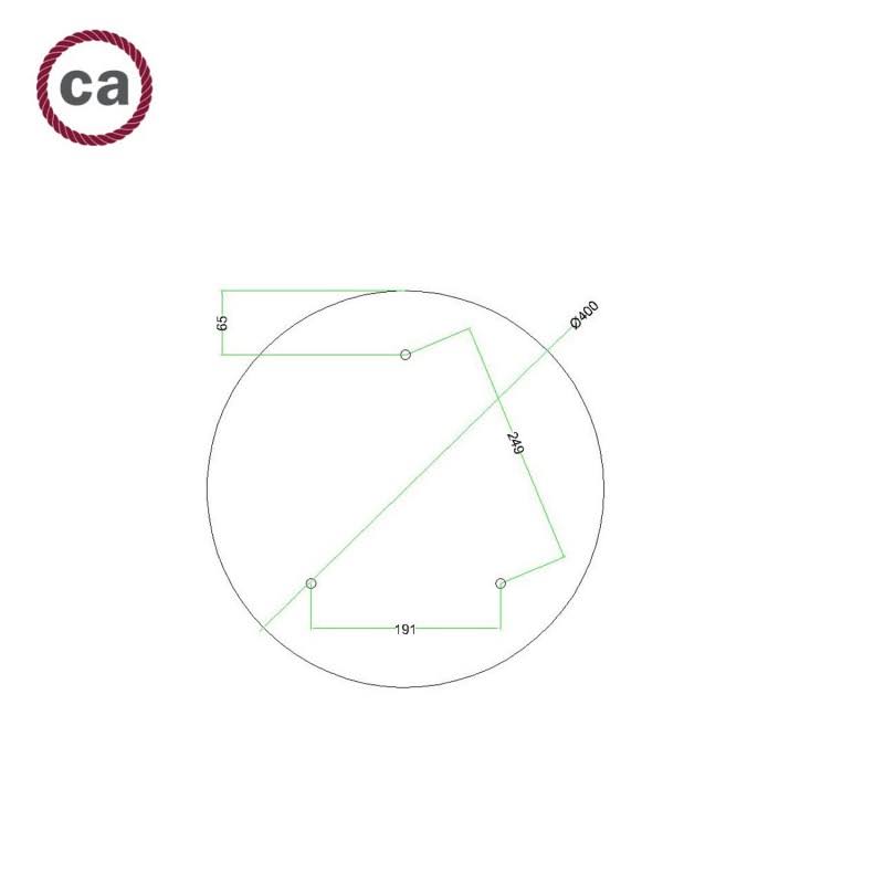 Round Ceiling Canopy Kit D89474