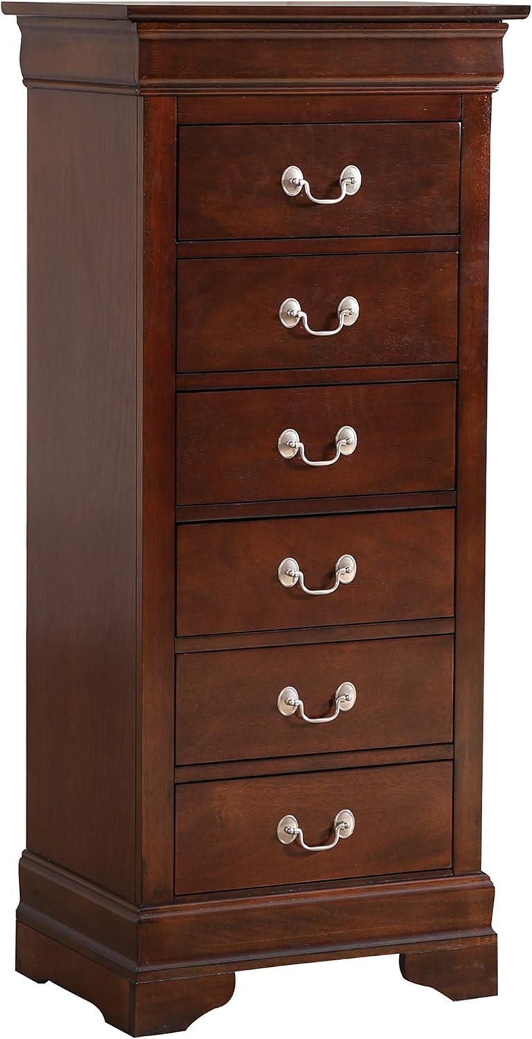 7 Drawer Lingerie Chest in Cappuccino Q860