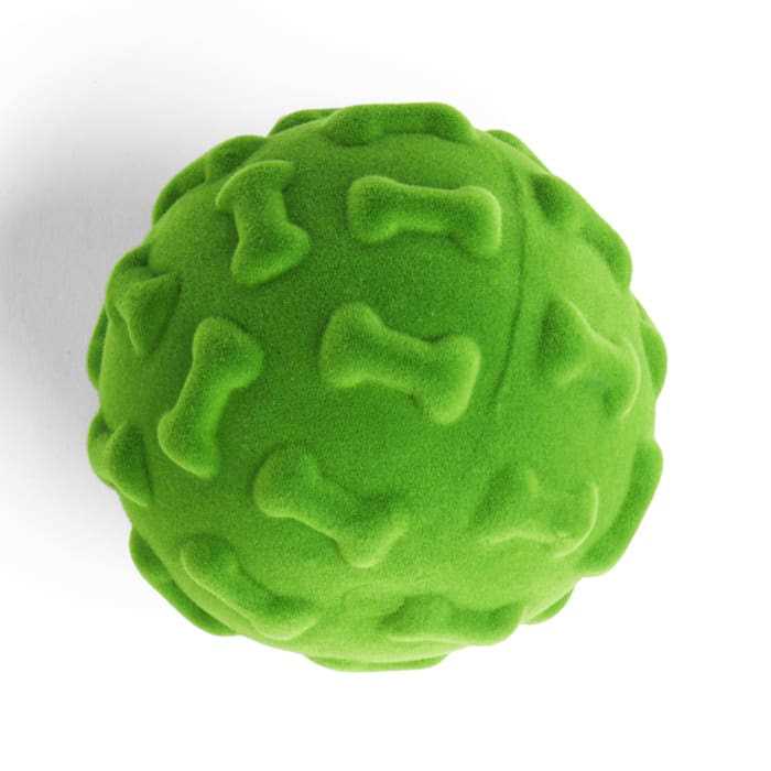 Flocked Foam Dog Toy L2542