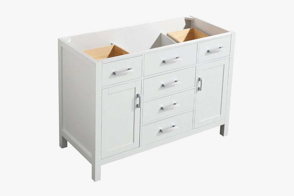 White Single Sink Base Cabinet M264