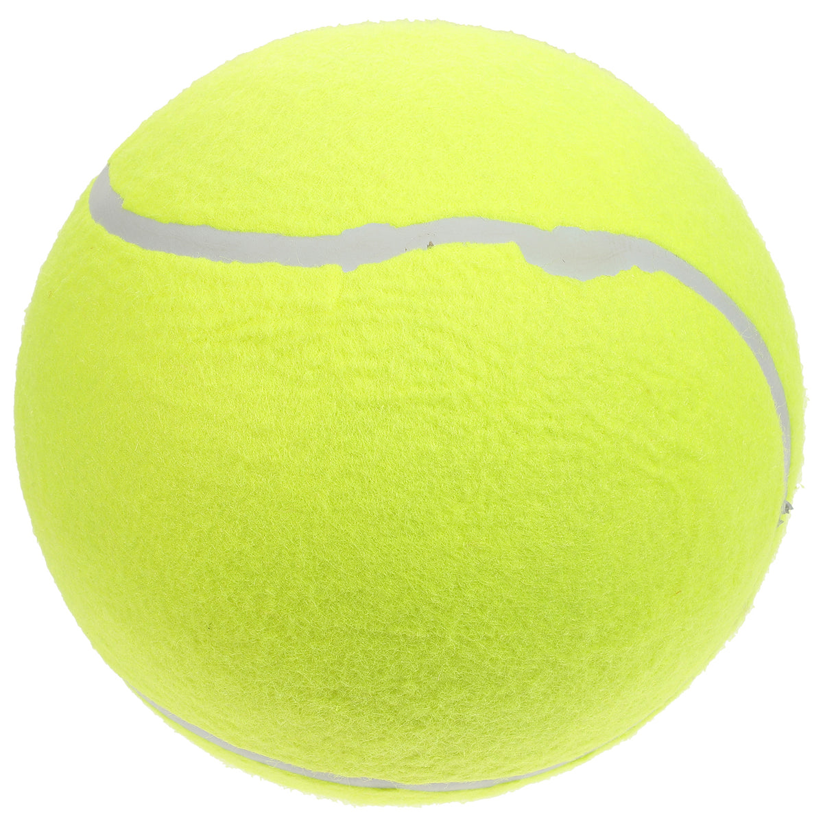 20cm Inflatable Flannel Tennis Ball Yellow J299
