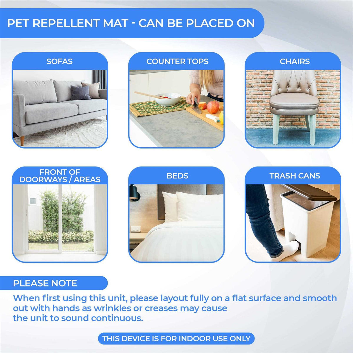 Sonic Repellent Mats I391