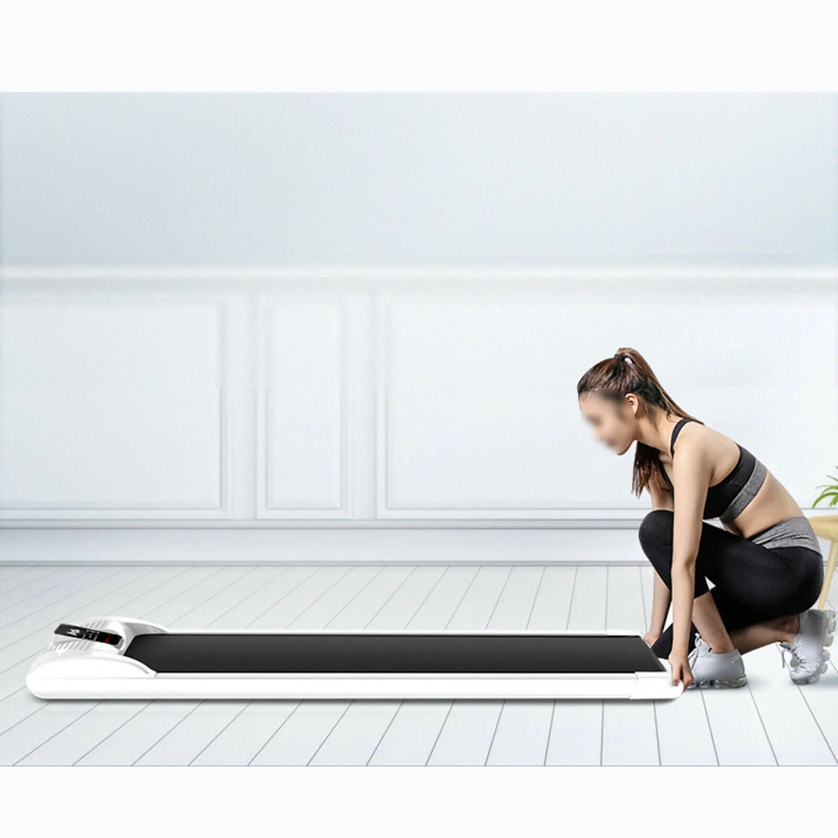 Portable Electric Treadmill Walking Pad with LCD Display H60269