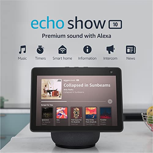 Charcoal Amazon Echo Show 10 HD Smart Display X607506