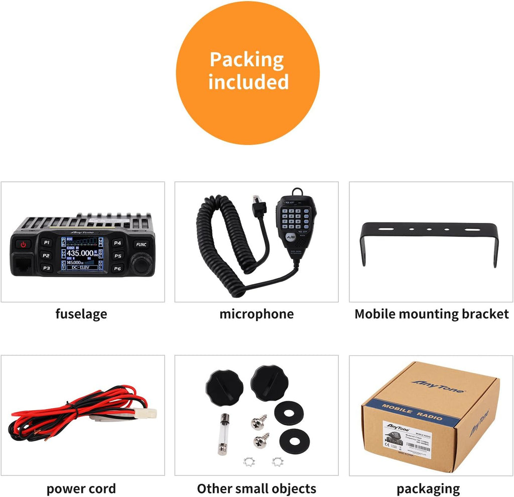 Dual Band Transceiver Mobile Radio VHF/UHF Two Way Radio C907