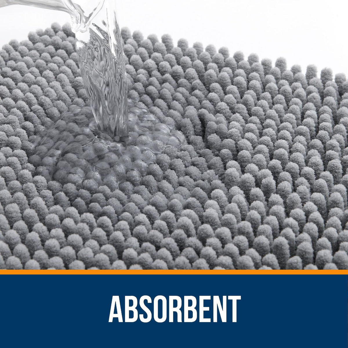 Extra Soft Absorbent Chenille Bath Rugs 30x20 J986