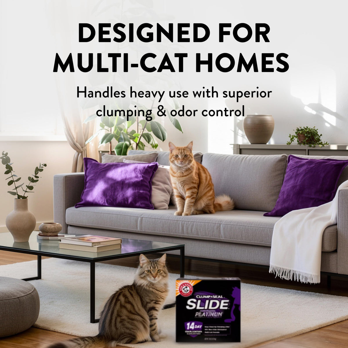 Clumping Cat Litter, 27.5 Lbs R523218