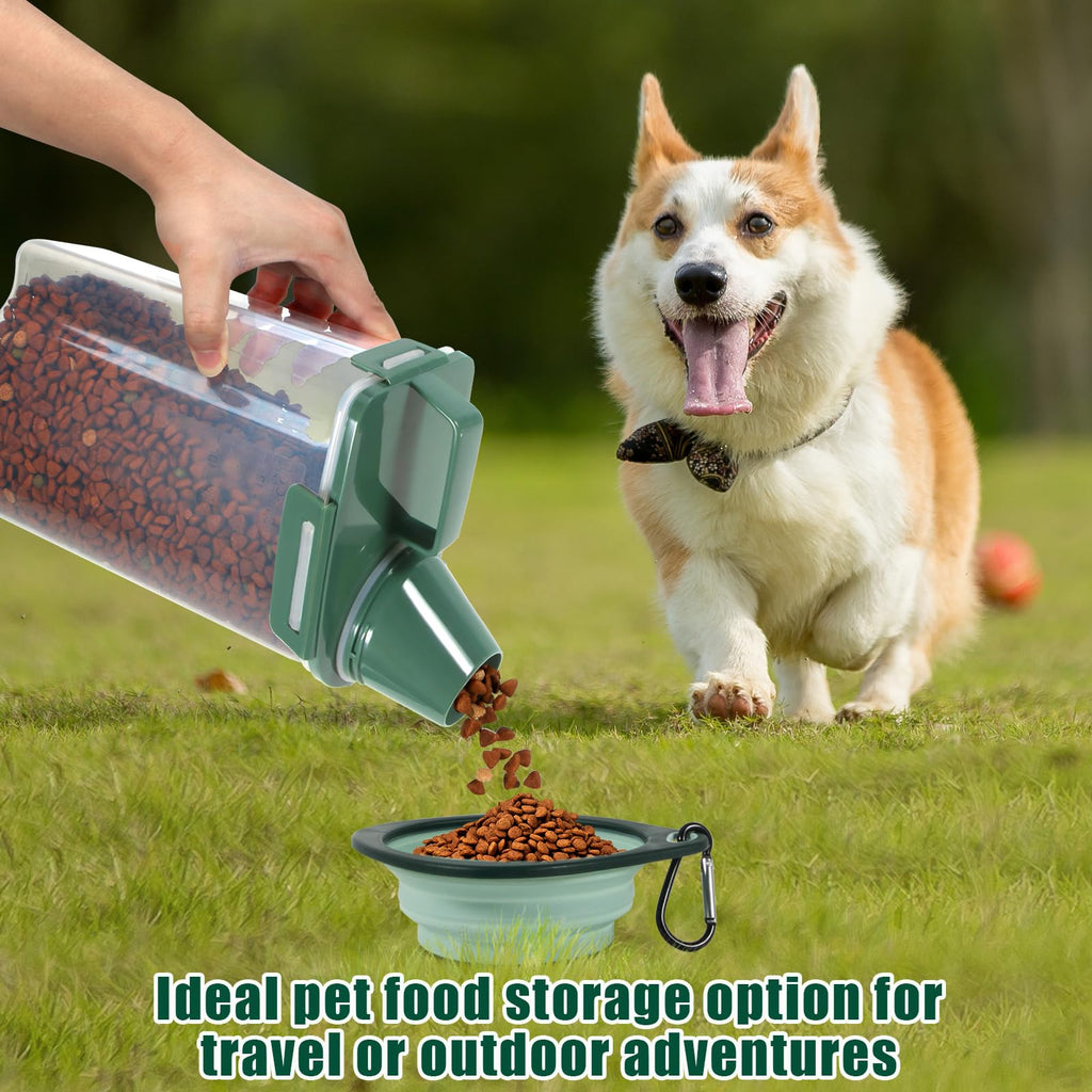 2 Pack 3 Lbs Pet Food Storage Containers F498