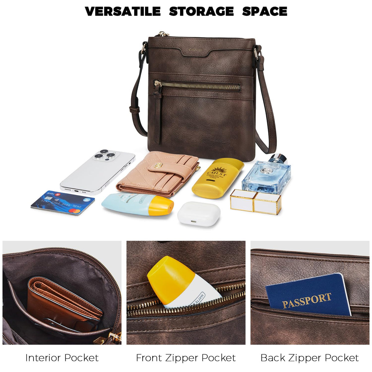 Crossbody Bags Vegan Leather V220
