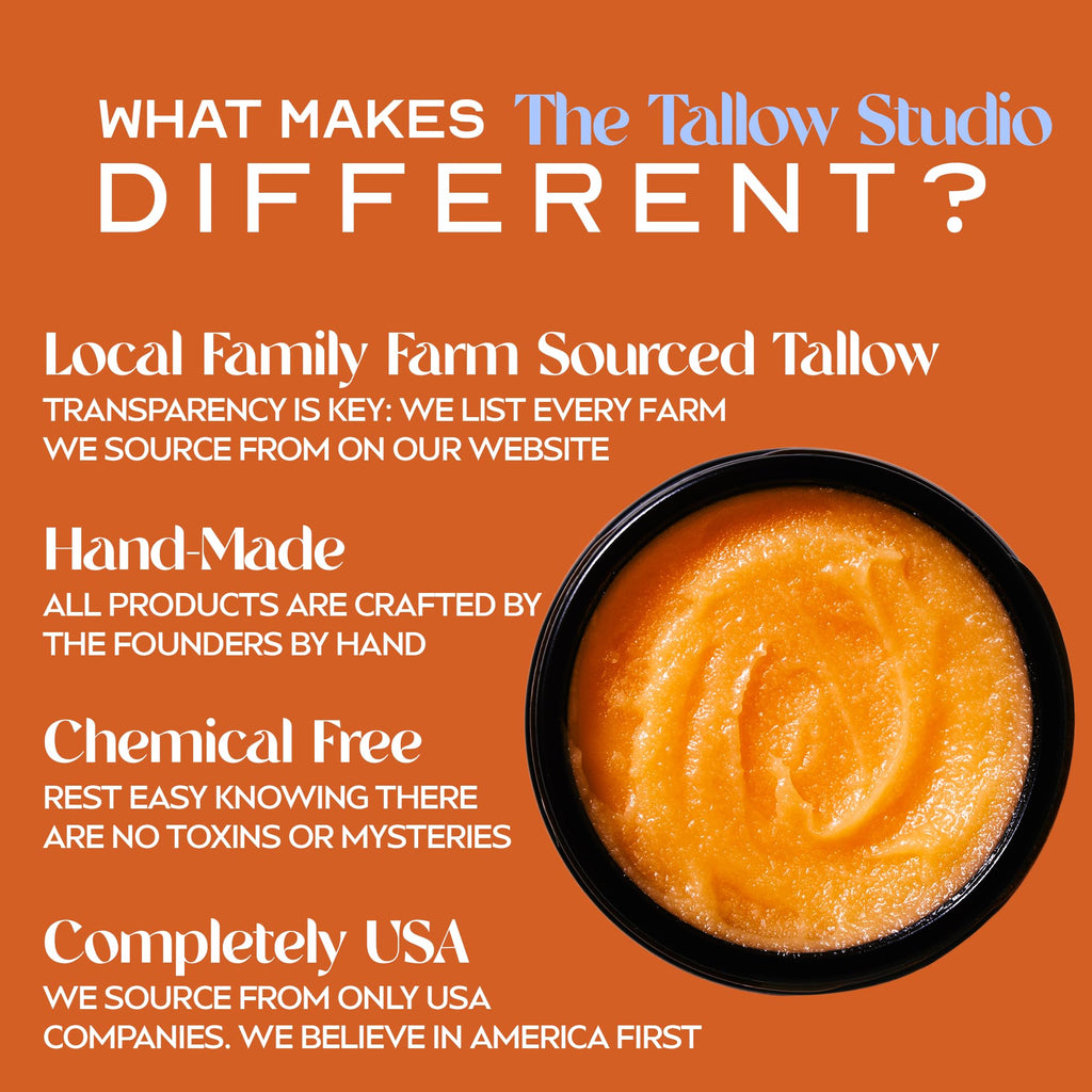 Tallow Face Balm with Cacay Oil, Frankincense & Astaxanthin 1 oz W664