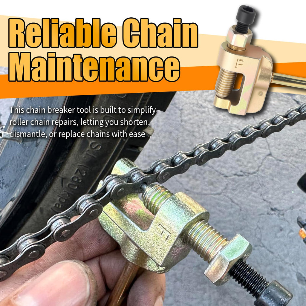 Heavy Duty Motorcycle Chain Breaker Tool Kit Y389