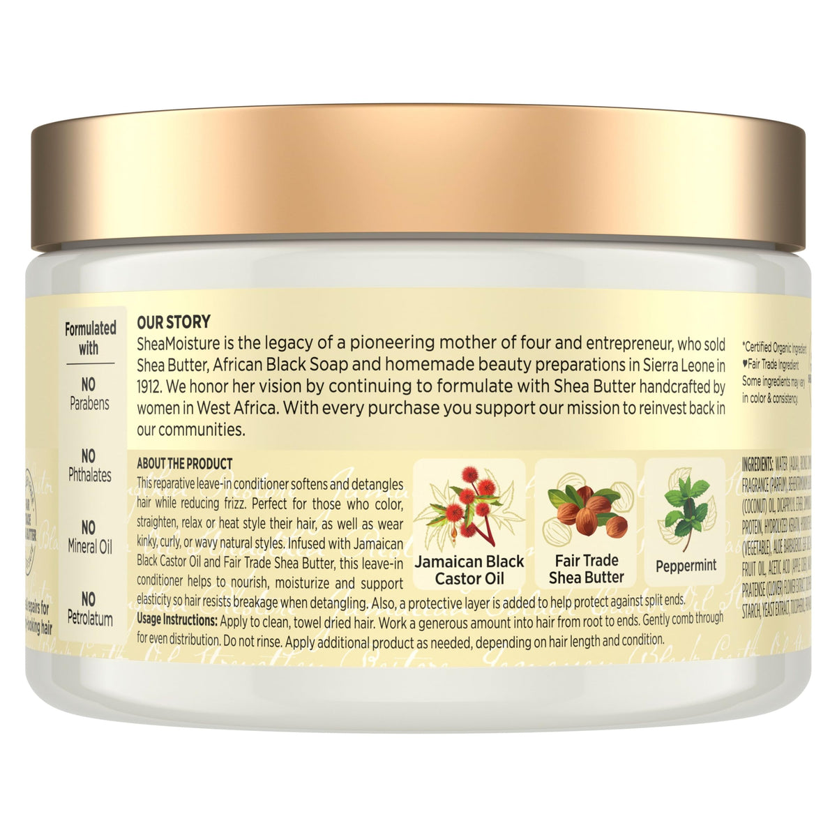 Jamaican Black Castor Oil Leave-In Conditioner, 11 Ounce U169