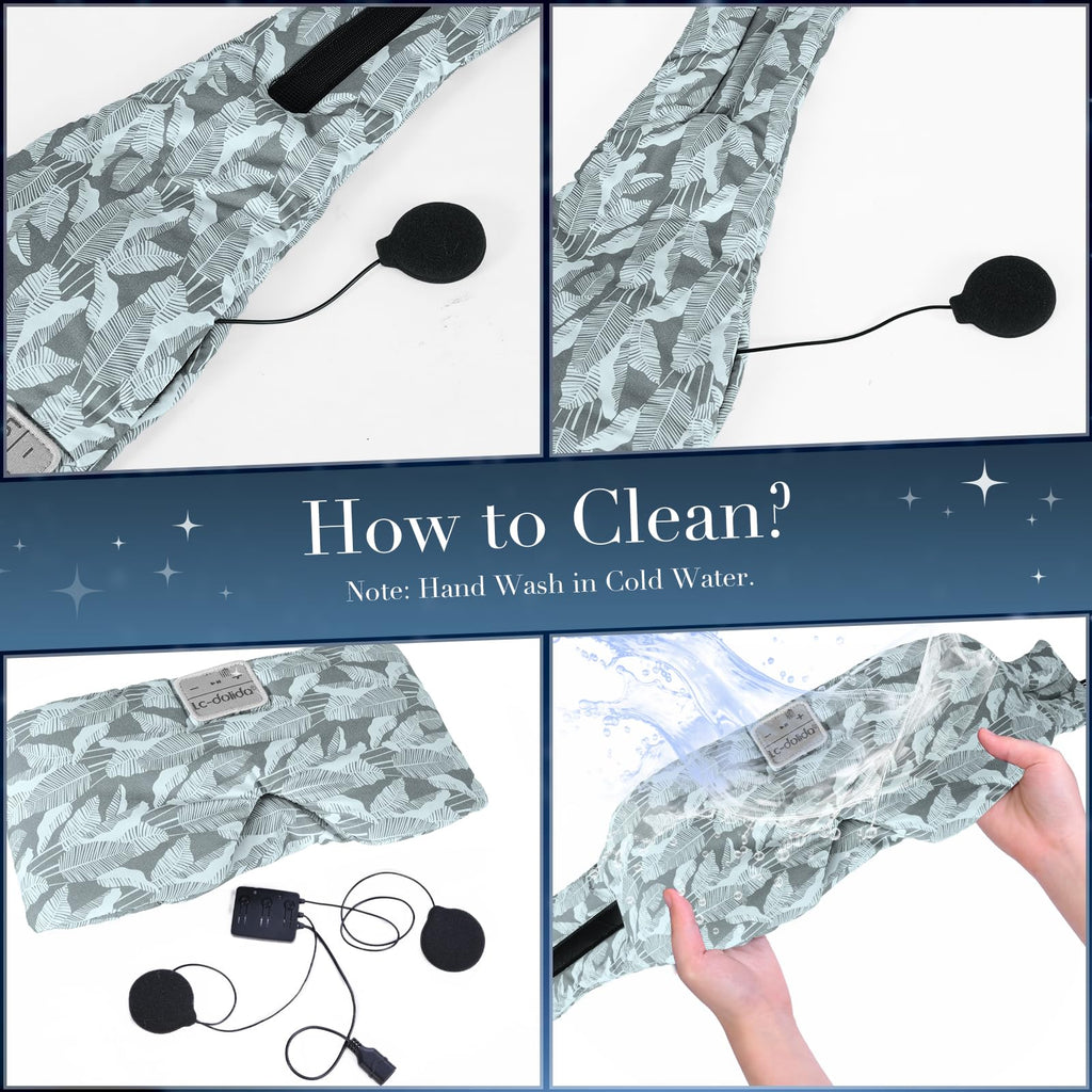 Sleep Mask with Bluetooth Headphones I1902