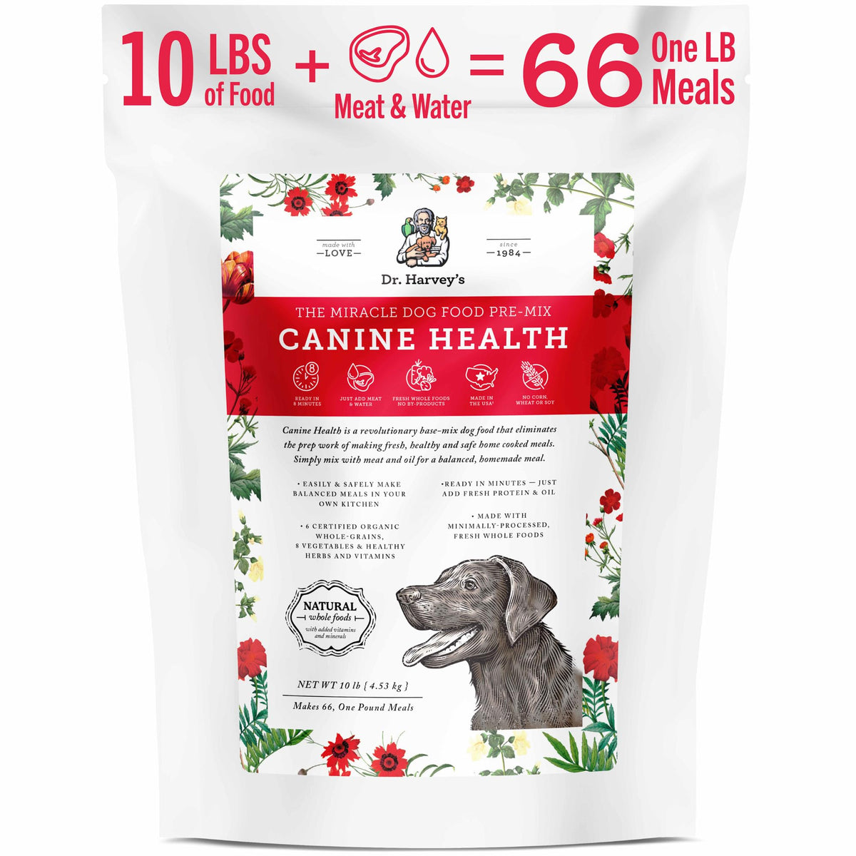 Dehydrated Dog Food Base Mix 10 lb J489