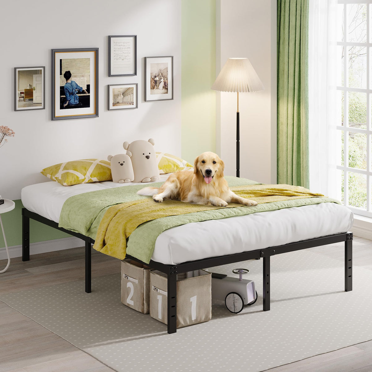 Queen Bed Frame with Storage S31368