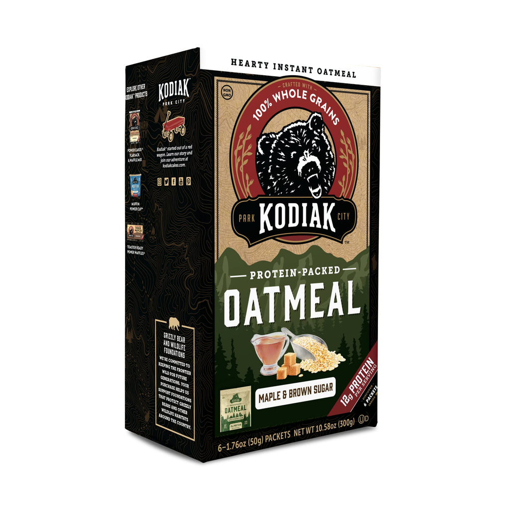 Instant Protein Oatmeal Packets, Maple & Brown Sugar, 6 Packets D17293